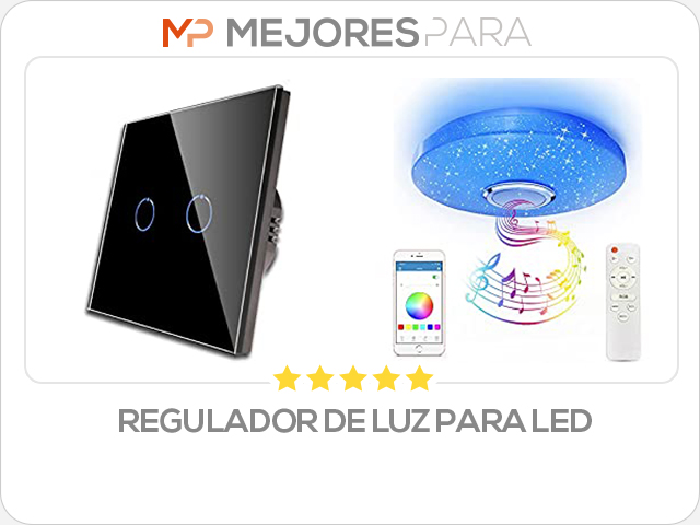 regulador de luz para led