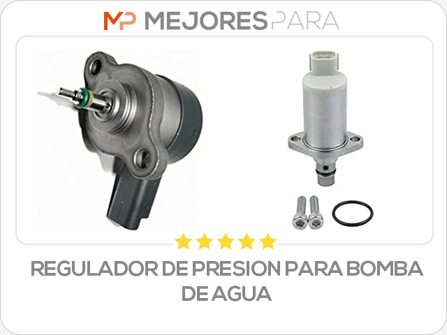 regulador de presion para bomba de agua