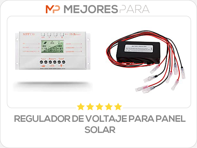 regulador de voltaje para panel solar