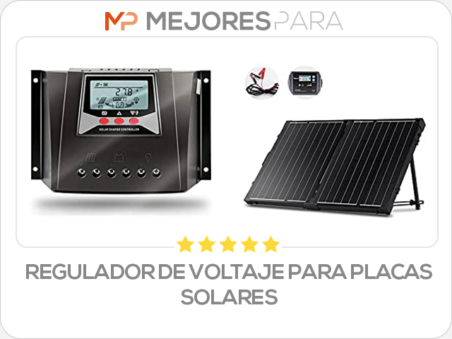 regulador de voltaje para placas solares