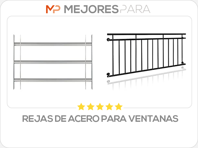 rejas de acero para ventanas