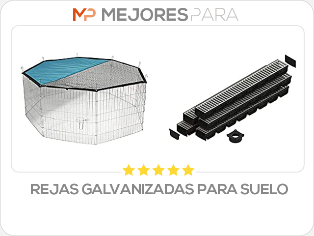 rejas galvanizadas para suelo