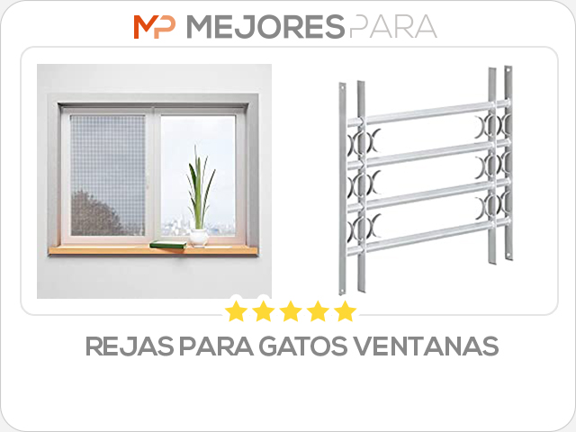 rejas para gatos ventanas