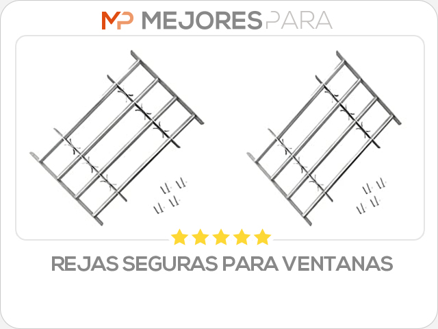 rejas seguras para ventanas