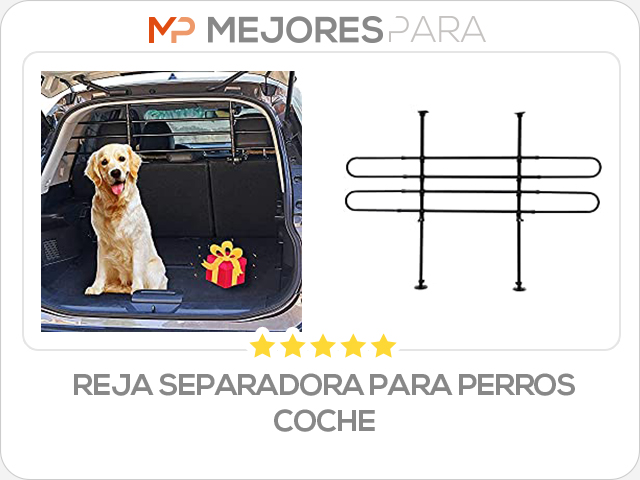 reja separadora para perros coche