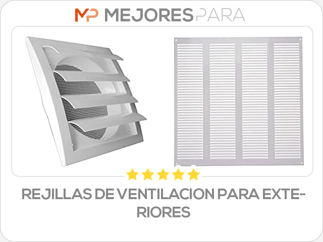 rejillas de ventilacion para exteriores