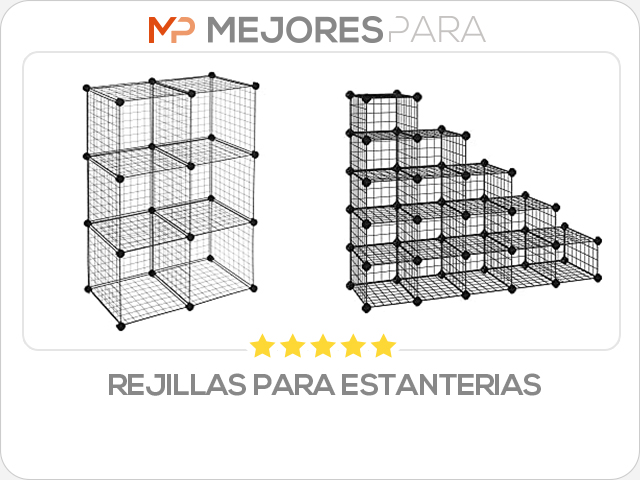 rejillas para estanterias