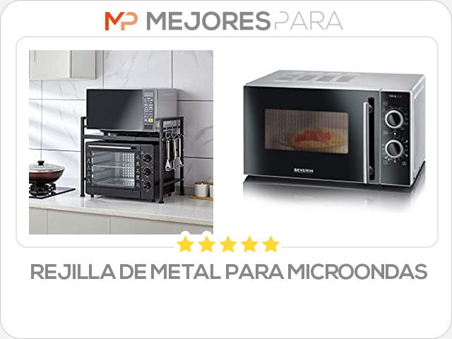 rejilla de metal para microondas