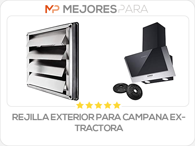 rejilla exterior para campana extractora