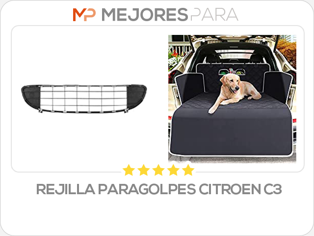 rejilla paragolpes citroen c3