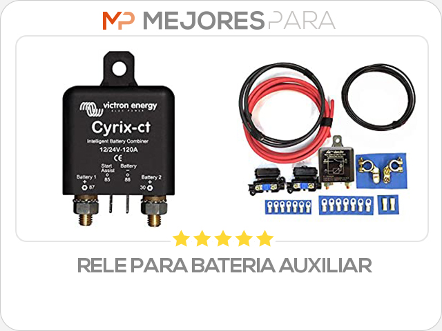 rele para bateria auxiliar