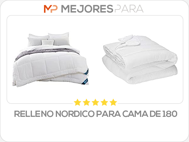 relleno nordico para cama de 180