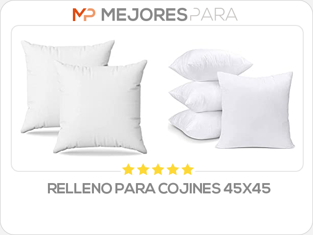 relleno para cojines 45x45