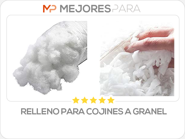 relleno para cojines a granel