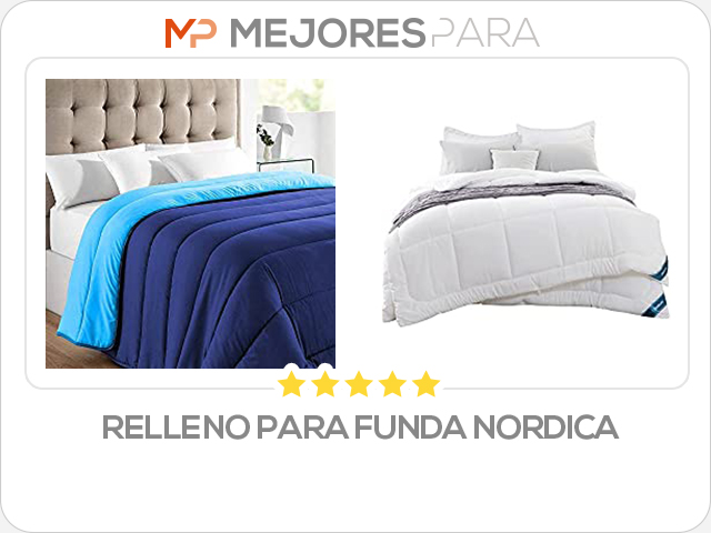 relleno para funda nordica