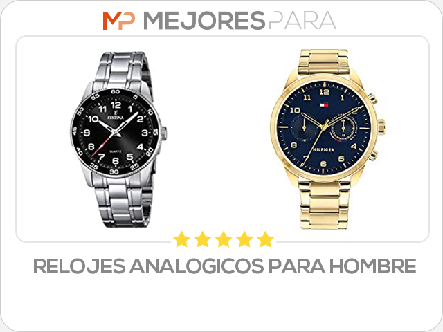 relojes analogicos para hombre