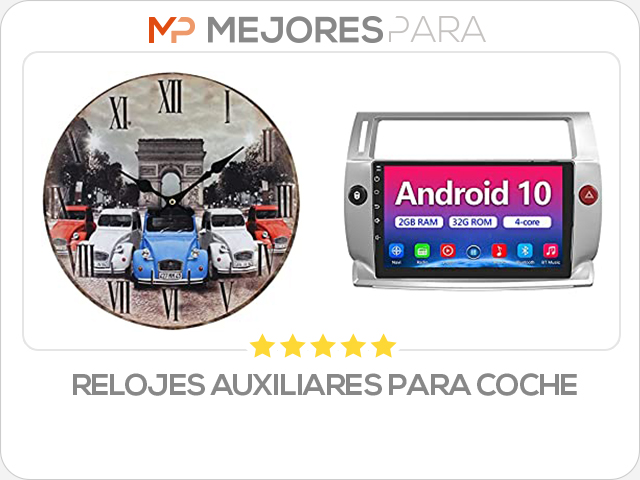 relojes auxiliares para coche