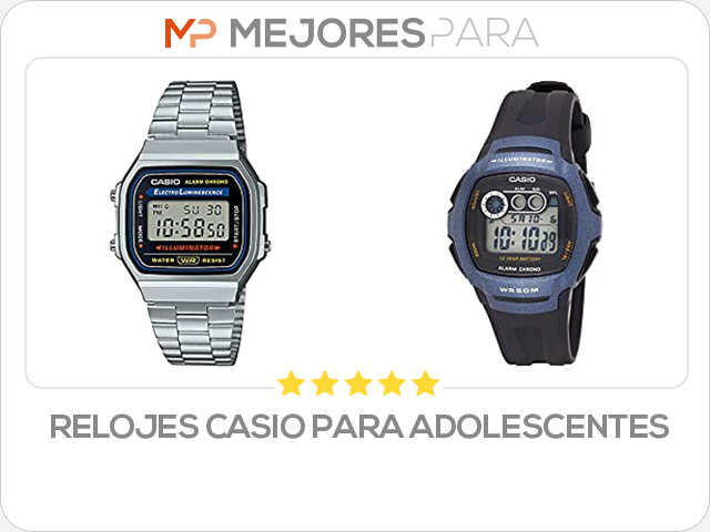 relojes casio para adolescentes