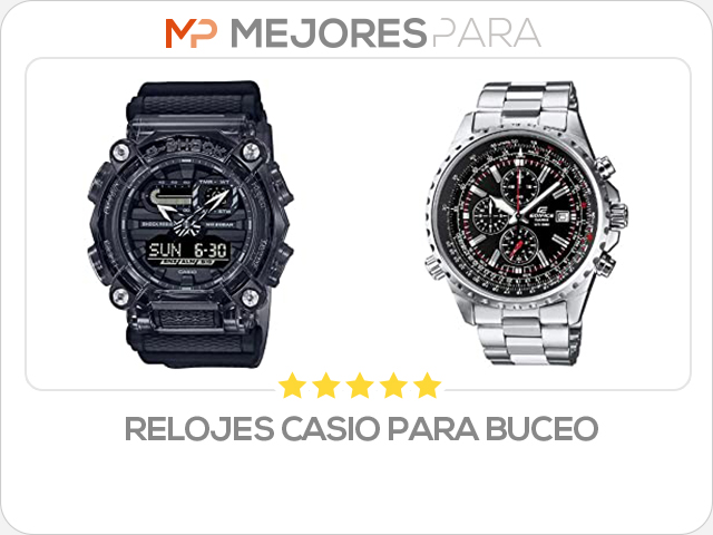 relojes casio para buceo