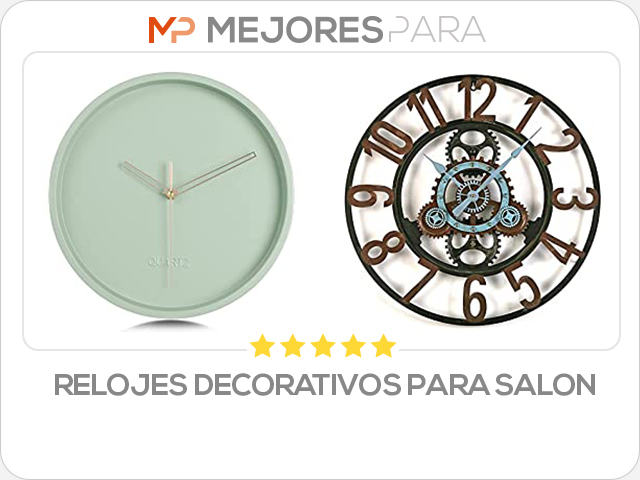 relojes decorativos para salon