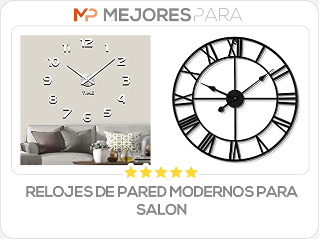 relojes de pared modernos para salon