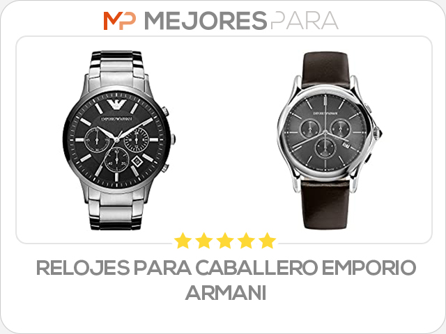 relojes para caballero emporio armani