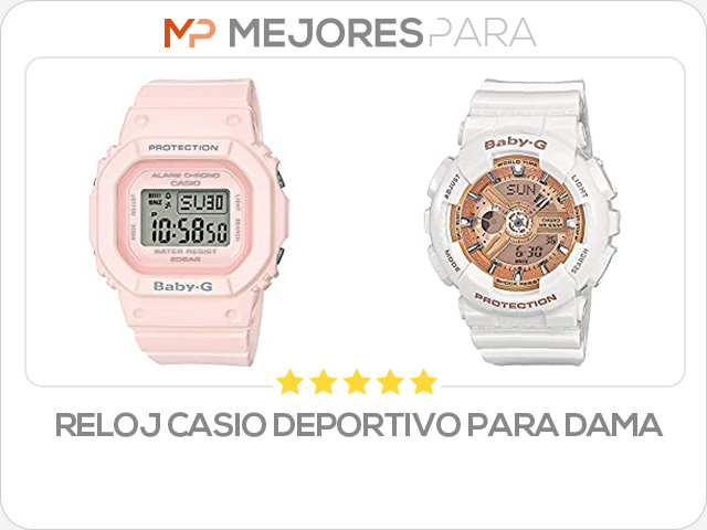 reloj casio deportivo para dama