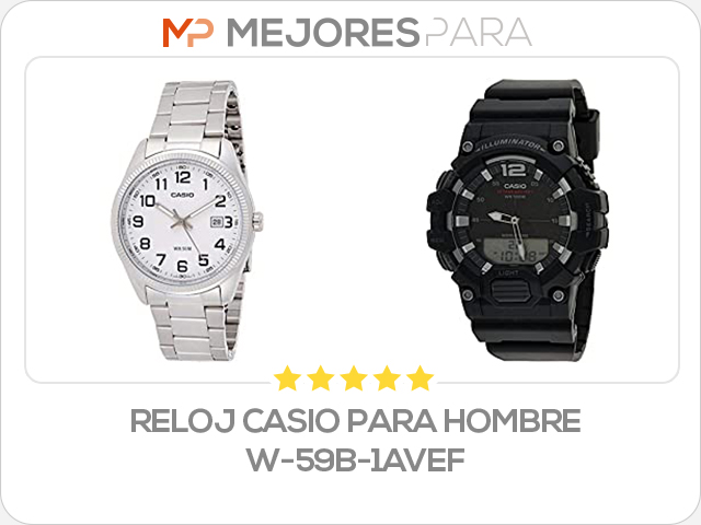 Reloj Casio para Hombre W-59B-1AVEF