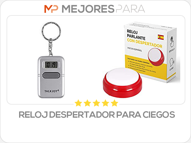 reloj despertador para ciegos