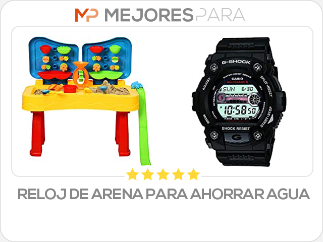 reloj de arena para ahorrar agua