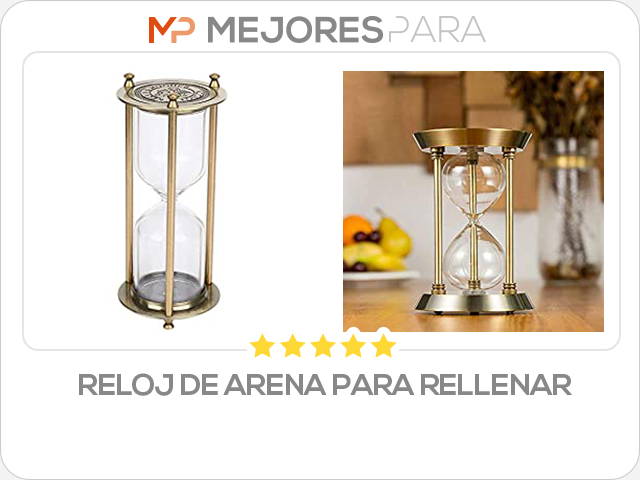 reloj de arena para rellenar