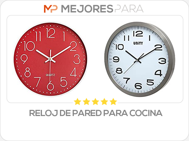 reloj de pared para cocina