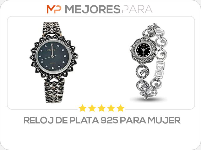 reloj de plata 925 para mujer