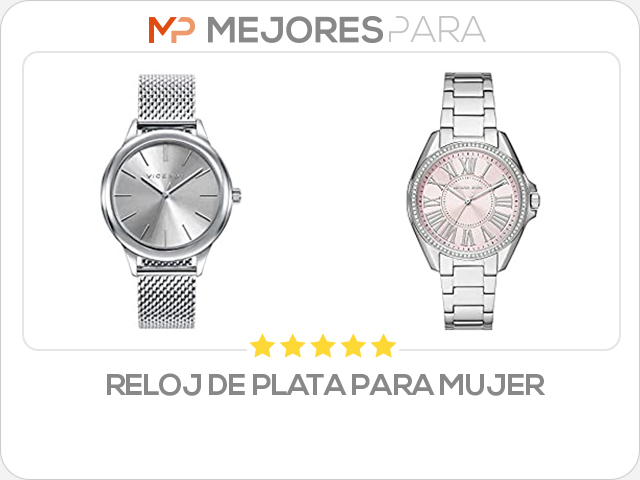 reloj de plata para mujer