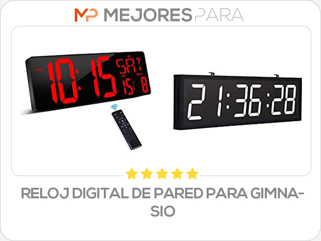 reloj digital de pared para gimnasio