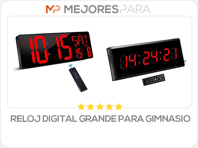 reloj digital grande para gimnasio