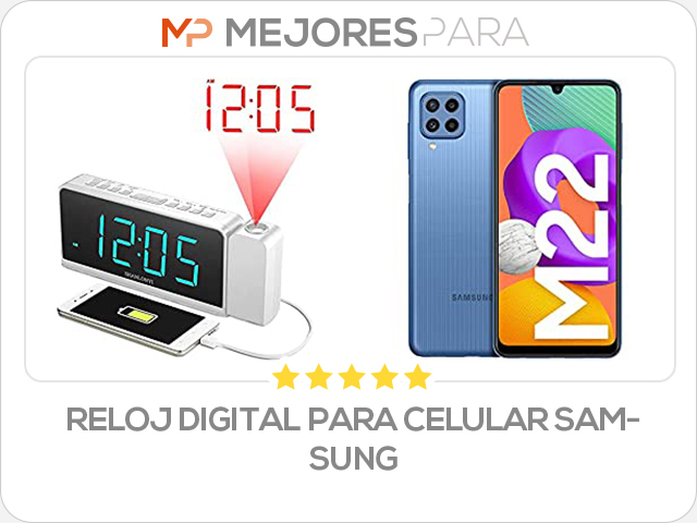 reloj digital para celular samsung