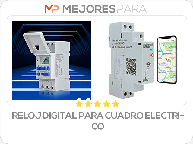 reloj digital para cuadro electrico