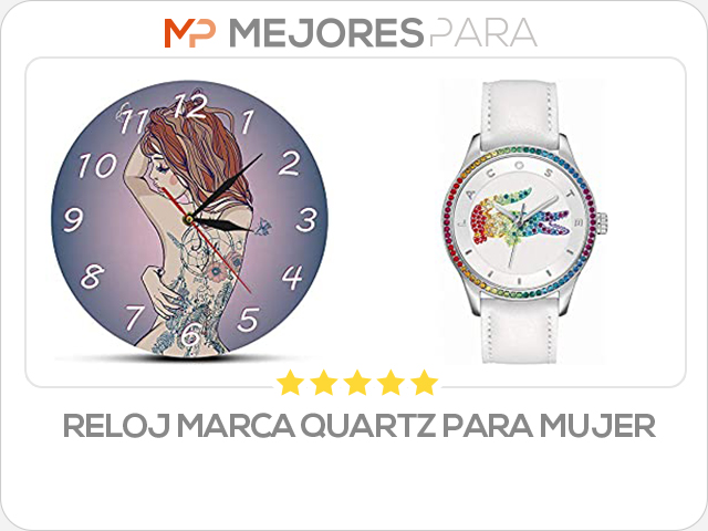 reloj marca quartz para mujer