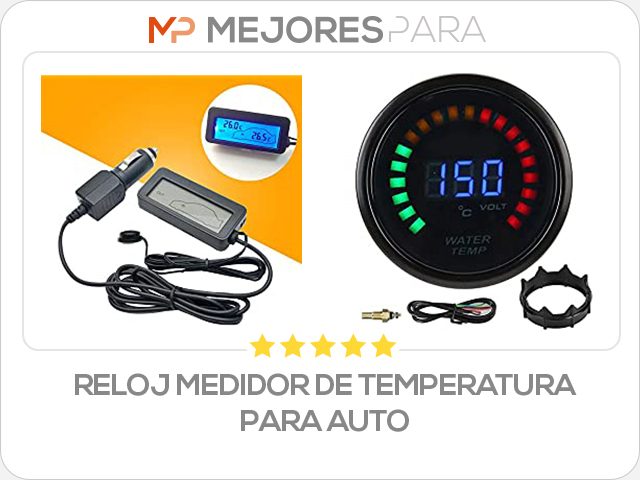 reloj medidor de temperatura para auto