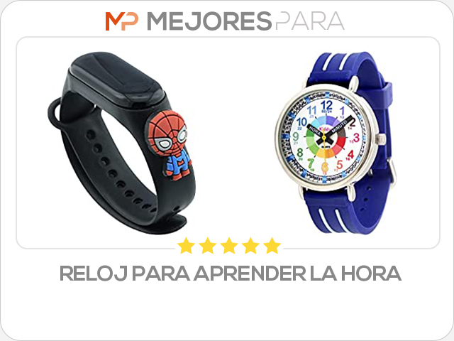 reloj para aprender la hora