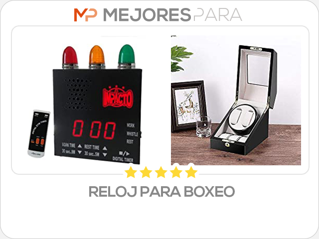 reloj para boxeo