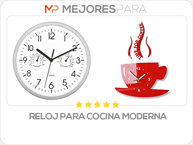 reloj para cocina moderna