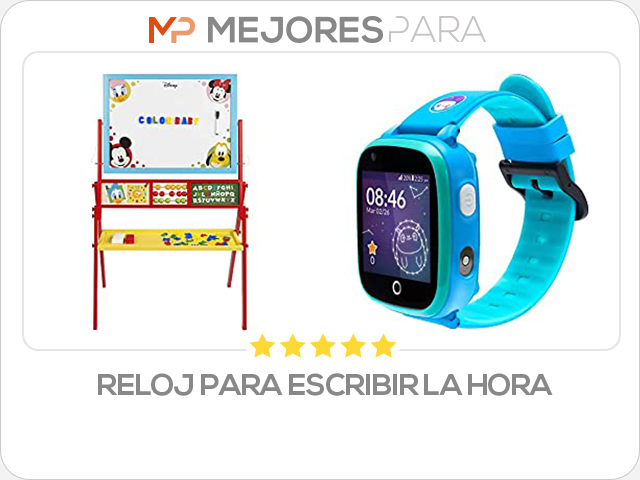 reloj para escribir la hora