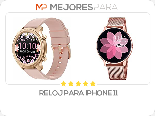 reloj para iphone 11