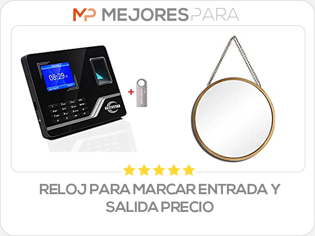 reloj para marcar entrada y salida precio