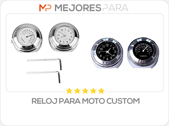 reloj para moto custom