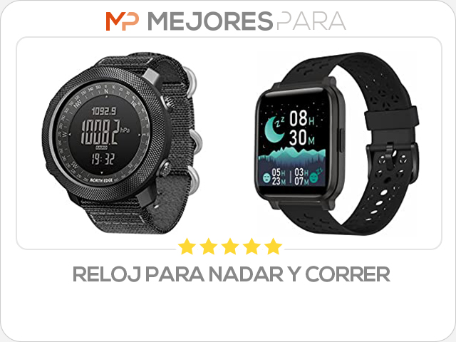 reloj para nadar y correr