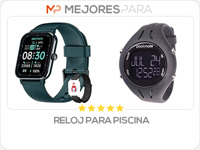 reloj para piscina