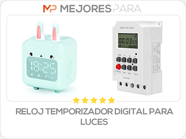 reloj temporizador digital para luces